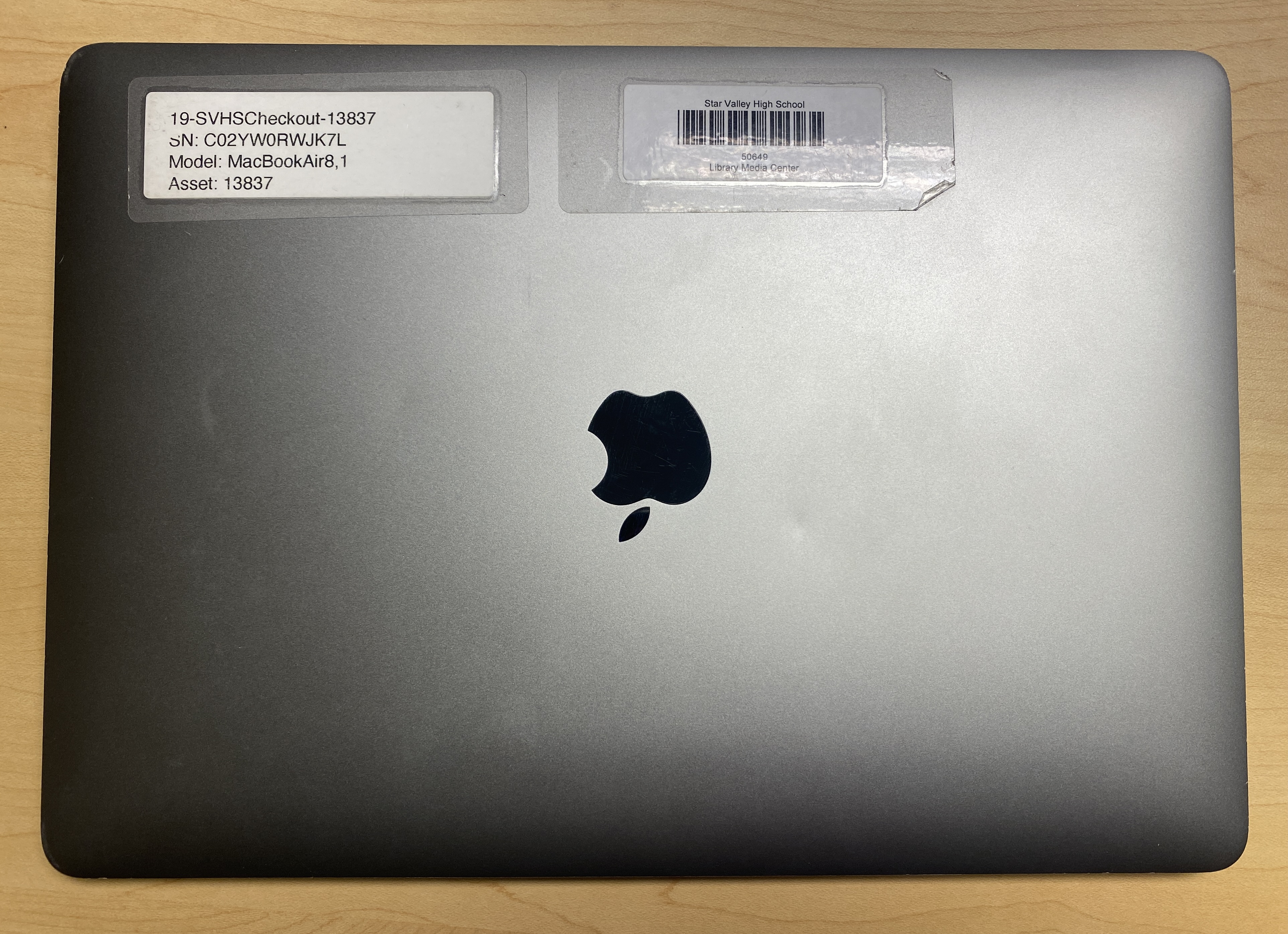 MacBook Air 8,1 (Retina, 13-inch, 2018) Lincoln County School District #2